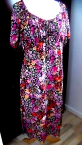 STATUS by CHENAULT~ Floral~ Off-the-shoulder PEASANT DRESS~ SZ S - Picture 1 of 10