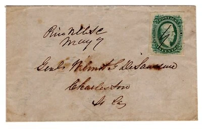 Confederate Civil War Pineville SC to CSA General in Charleston - Image 1 of 3