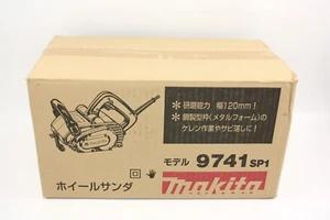 Lijadora de ruedas Makita 9741SP1 con rueda de cepillo de alambre 120 mm nueva con cepillo de caja de madera - Imagen 1 de 3