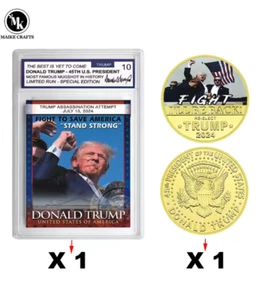 2024 US President Donald Trump Assassination Failure Rating Card - Picture 1 of 1