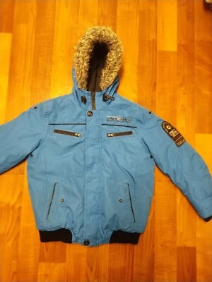Point Zero Blue Fur Limited Edition Down Heavyweight Jacket P.Z.D. Boys Large - Image 1 of 4