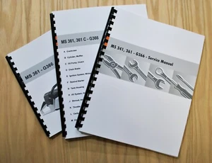MS 361 - Holzfforma G366 Chainsaw Owner Manual, Parts List, Service Manual - Picture 1 of 12