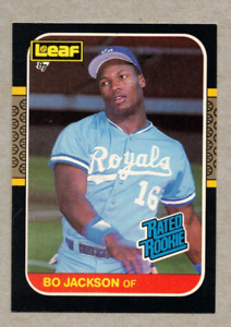 1987 - Donruss Leaf - Rated Rookie - Bo Jackson (Kansas City Royals) #35 (RC)