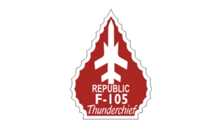 4" Air Force Republic F-105 Thunderchief Autoaufkleber Aufkleber Hergestellt in den USA - Bild 1 von 1