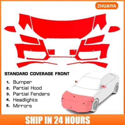 Kit de sujetador transparente de película de protección de pintura precortada de 8,5 millas PPF para Audi Q5 2009-2012 Foto 1 de 4