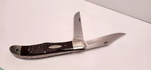 Vintage Case XX Large Folding Hunter Dual Blade Pocket Knife - Picture 1 of 6