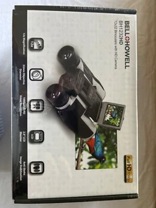 BELL+HOWELL, 12x32 Binoculars with HD Camera, BH1232HD, Full HD 1080p - Picture 1 of 6