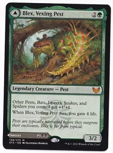 2021 Magic the Gathering Strixhaven School of Mages #148 Blex, Vexing Mages - Picture 1 of 6
