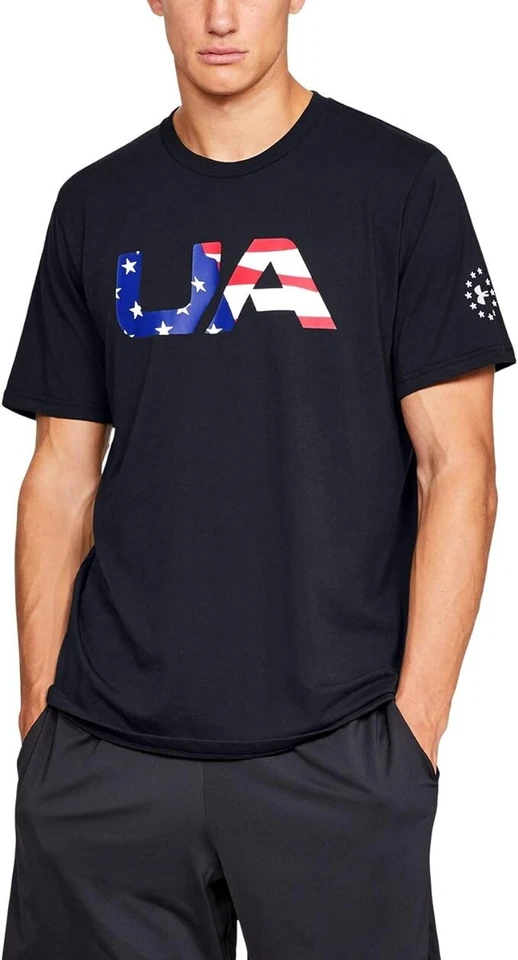 Under Armour 1333352001md Freedom BFL T-shirt Black MD