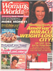 WOMANS WORLD Magazine May 7 2002 Slimming Secrets Of Miracle Weight Loss City - Picture 1 of 1