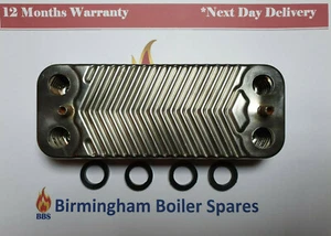 IDEAL ISAR DHW Plate Heat Exchanger EVO HE24 HE 30 35 C22 170995 173957 173545 - Picture 1 of 4