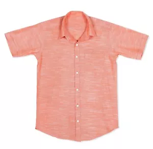 Massiv Stylsih kurzärmeliges Herrenhemd aufknopfleistetes Geschäftskleid Baumwolle Shirts - Bild 1 von 4