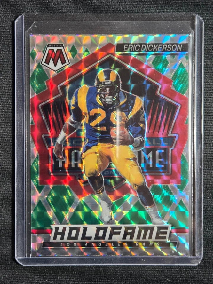 2022 Panini Mosaic Football Green Mosaic HoloFame Eric Dickerson  - Image 1 of 1