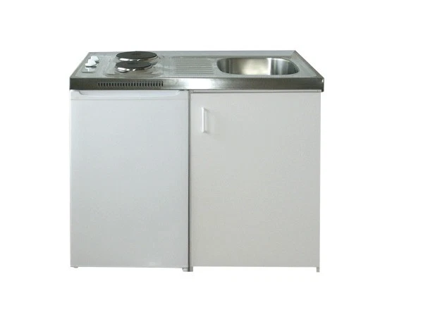 Respekta Miniküche Pantry 100cm Singleküche Küchenzeile Pantryküche Küchenblock - Bild 1 von 2