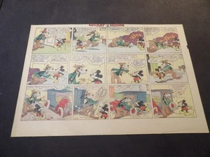Mickey Mouse by Floyd Gottfredson - Dec 10, 1939 - 1 Half-Size Sunday - Picture 1 of 2