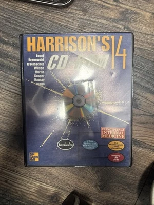 Harrison’s Principles Of Internal Medicine 14th Edition CD-ROM McGraw Hill NEW - Image 1 of 3