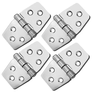 316 Stainless Steel Hinges, Boat Hatch Hinge 3" x 1-9/16", 4-Pack - FO628-M4 - Bild 1 von 6