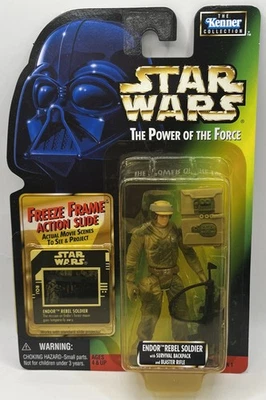 1997 Star Wars Endor Rebel Soldier POTF Freeze Frame Kenner Collection 1 Figure - Image 1 of 2