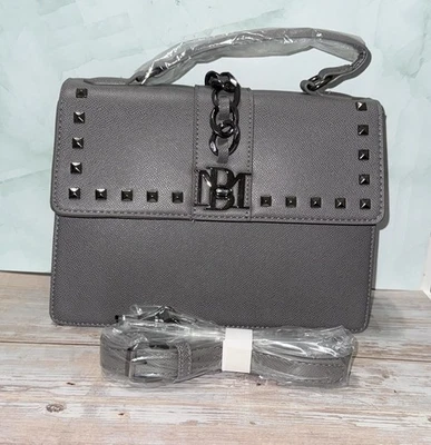 Badgley Mischka Gray Convertible/ Crossbody Bag (NWT) MSRP $179 - Image 1 of 4