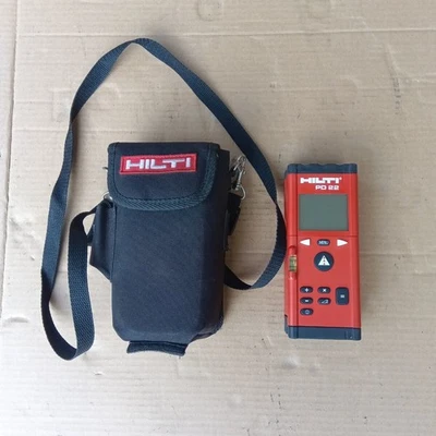 Hilti PD-22 Laser Range Meter Measuring Distance Tool w/Case jp - Image 1 of 4