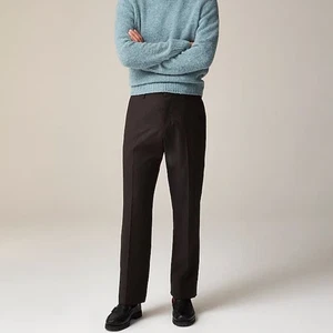 J. Crew Herren Crosby Classic Fit Anzughose leichte italienische Wolle braun 38/34 - Bild 1 von 6