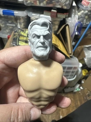 Mego FTC Zica DC Retro Custom Punisher Frank Castle Head For 8” Figure 1/9 V5 - Image 1 of 4