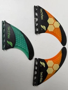 Damaged - Futures AM2 / WCT Surfboard Longboard Fins - Picture 1 of 23