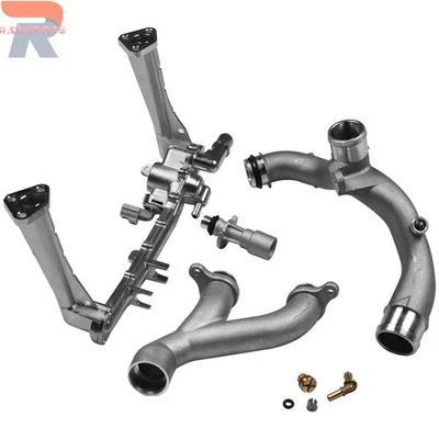 Upgraded Aluminum Coolant Water Pipe Kit for 2014-19 Land Rover Range Rover 3.0L - Image 1 of 4