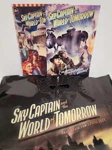 SKY CAPTAIN and the THE WORLD of TOMORROW Promo kit Comic book, poster & 4 bags - Picture 1 of 3