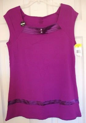 Lote de 2 Nuevas Camisas para Dormir Vanity Fair Para Mujer Mangas Cap Variedad Colores y Tallas Foto 1 de 4