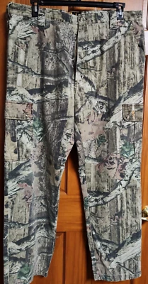 Browning Men’s XL Mossy Oak Break-Up Camo Hunting Pants With Adjustable Waist EC - Image 1 of 4