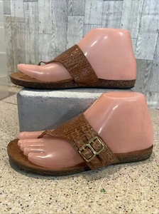Sandalias Lauren Ralph Lauren MALIA de cuero marrón talla 7,5 para mujer - Imagen 1 de 13