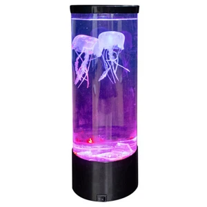 Led Novelty Jelly Fish Lava Lamp Kids Aquarium Bedroom Light Up Party Decor Set - Picture 1 of 1