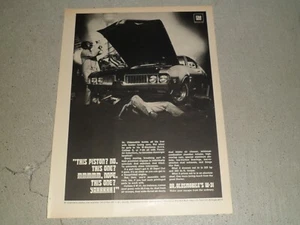 1969 OLDSMOBILE DR. OLDSMOBILE W-31 ARTICLE / AD - Imagen 1 de 1