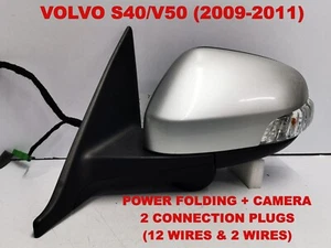 VOLVO S40 V50 (2009-11) WING MIRROR LEFT PASSENGER SIDE + CAMERA (#V22) - Picture 1 of 18
