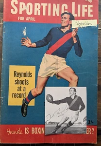 Signed by Essendons Dick Reynolds - 3 x Brownlow Medal Winner - King Richard - Picture 1 of 1