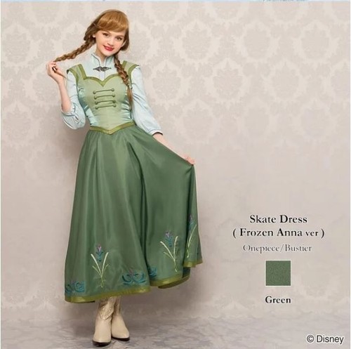 UNDERCOVER Disney Frozen Anna Cosplay Fine Abito Skate Donna Giappone Segreto Miele