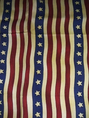 Cape Independence "Aged" Cotton Fabric by Deb Strain for Moda 1 Yard 25" x 45"   - Image 1 of 4