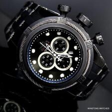Invicta JT Reserve Bolt Zeus Swiss Made Chrono 52mm Black Distressed Watch New