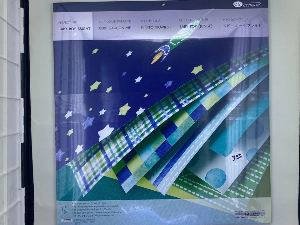 Creative Memories BABY BOY наклейки бумаги фото коврики это яркий мягкий вы выбираете - Изображение 1 из 1