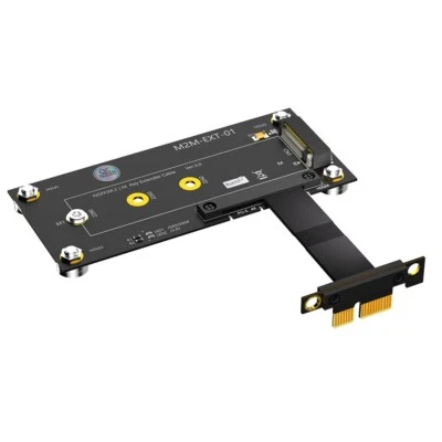 M.2 NGFF nvme M-key SSD to PCI- E 4X Extension Cable With magnetic Pad - Image 1 of 4