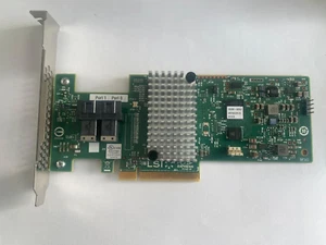 PCI-E x8 CONTROLLER HBA RAID LSI 9340-8i doppia porta SAS/12G IBM FRU 46C9115 - Foto 1 di 3