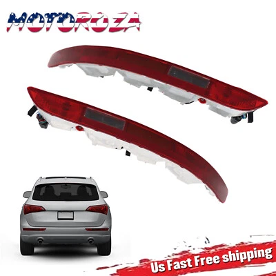 Left+Right Rear Lower Bumper Tail Light Reverse Stop Lamp For Audi Q5 2009-2016 - Image 1 of 4