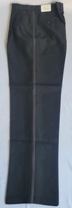 Mens Size 30R Black Cintas Tuxedo Unhemmed Pleated Pants 107415-090 - Picture 1 of 4