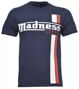 Madness T Shirt Stripes Official Striped Band Logo New S-2XL - Picture 1 of 25