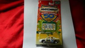 MATCHBOX ACROSS AMERICA VIRGINIA CHEVROLET IMPALA POLICE #010 FREE USA SHIPPING - Picture 1 of 2