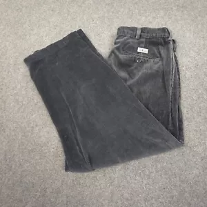 Ralph Lauren Pants Mens 34 Blue Corduroy Regular Fit Straight Zip Fly Size 34x25 - Picture 1 of 11