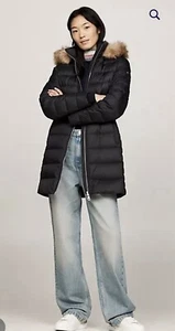 tommy hilfiger winter puffer jacket women -XL - Picture 1 of 5