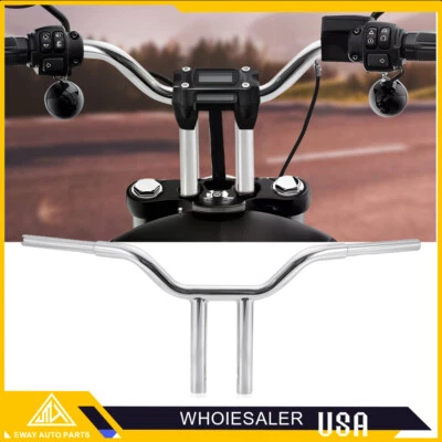 Manillar de barra MX-T de 12" para Harley Sportster Iron 883 1200 Deluxe FLSTN Softail Foto 1 de 4