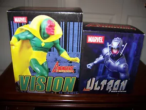 DIAMOND SELECT VISION AND ULTRON STATUE SET - THE AVENGERS: AGE OF ULTRON - Picture 1 of 12